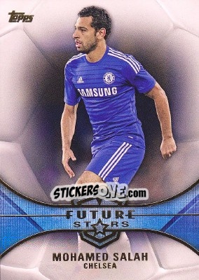 Sticker Mohamed Salah - Premier Gold 2014-2015 n. FS-MS - Topps
