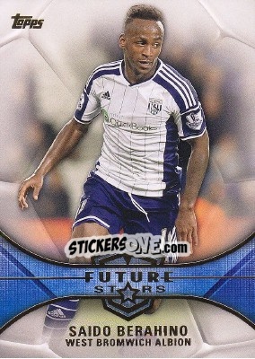Figurina Saido Berahino - Premier Gold 2014-2015 n. FS-SB - Topps