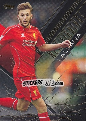 Sticker Adam Lallana - Premier Gold 2014-2015 n. NS-AL - Topps