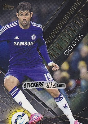 Sticker Diego Costa - Premier Gold 2014-2015 n. NS-DC - Topps
