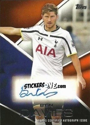 Sticker Ben Davies - Premier Gold 2014-2015 n. PA-BD - Topps