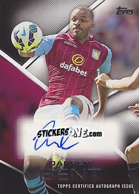 Sticker Darren Bent - Premier Gold 2014-2015 n. PA-DB - Topps