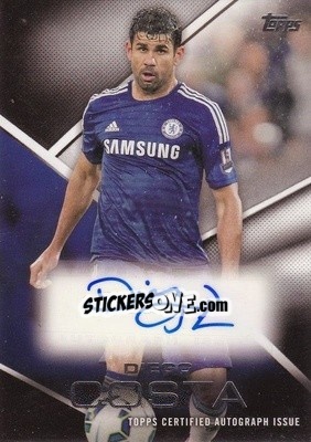 Sticker Diego Costa - Premier Gold 2014-2015 n. PA-DC - Topps