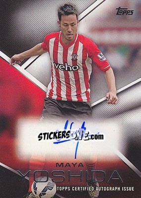 Sticker Maya Yoshida - Premier Gold 2014-2015 n. PA-MY - Topps