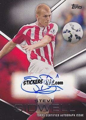 Sticker Steve Sidwell - Premier Gold 2014-2015 n. PA-SS - Topps