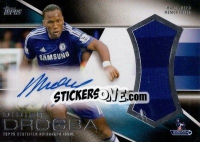 Sticker Didier Drogba - Premier Gold 2014-2015 n. PAR-DD - Topps