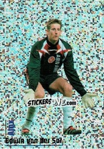 Sticker Edwin van der Sar - Voetbal 1998-1999 - Panini