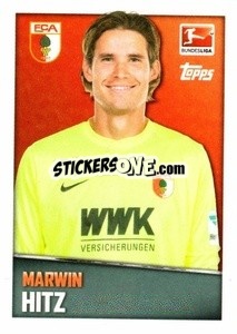 Cromo Marwin Hitz - German Football Bundesliga 2016-2017 - Topps