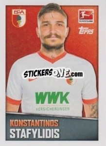 Sticker Konstantinos Stafylidis - German Football Bundesliga 2016-2017 - Topps