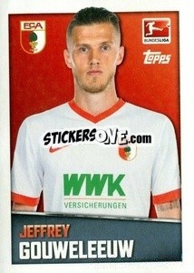Sticker Jeffrey Gouweleeuw - German Football Bundesliga 2016-2017 - Topps