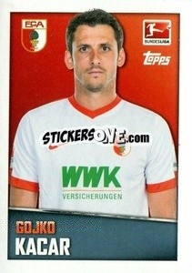 Sticker Gojko Kacar - German Football Bundesliga 2016-2017 - Topps