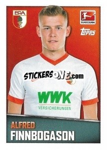 Sticker Alfred Finnbogason - German Football Bundesliga 2016-2017 - Topps