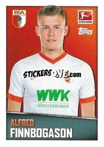 Cromo Alfred Finnbogason - German Football Bundesliga 2016-2017 - Topps