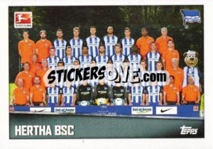 Sticker Mannschaftsfoto - German Football Bundesliga 2016-2017 - Topps