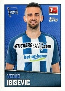 Sticker Vedad Ibisevic - German Football Bundesliga 2016-2017 - Topps