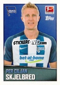 Sticker Per Ciljan Skjelbred - German Football Bundesliga 2016-2017 - Topps