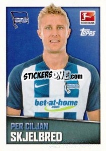 Cromo Per Ciljan Skjelbred - German Football Bundesliga 2016-2017 - Topps