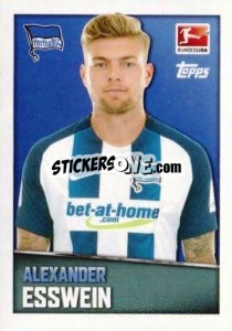 Sticker Alexander Esswein - German Football Bundesliga 2016-2017 - Topps