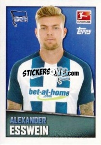 Cromo Alexander Esswein - German Football Bundesliga 2016-2017 - Topps