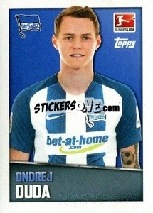 Sticker Ondrej Duda - German Football Bundesliga 2016-2017 - Topps