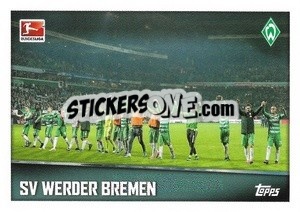 Sticker Mannschaftsfoto - German Football Bundesliga 2016-2017 - Topps