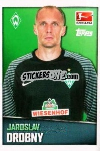 Cromo Jaroslav Drobny - German Football Bundesliga 2016-2017 - Topps