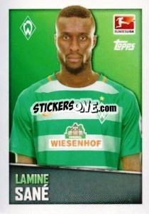 Cromo Lamine Sané - German Football Bundesliga 2016-2017 - Topps