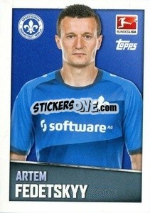 Cromo Artem Fedetskiy - German Football Bundesliga 2016-2017 - Topps