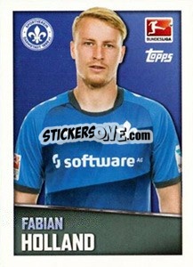 Sticker Fabian Holland - German Football Bundesliga 2016-2017 - Topps