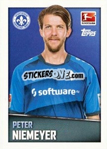 Sticker Peter Niemeyer - German Football Bundesliga 2016-2017 - Topps