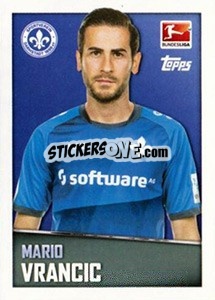 Sticker Mario Vrancic - German Football Bundesliga 2016-2017 - Topps