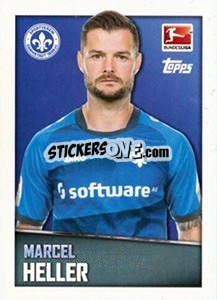 Cromo Marcel Heller - German Football Bundesliga 2016-2017 - Topps