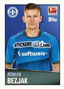 Cromo Roman Bezjak - German Football Bundesliga 2016-2017 - Topps