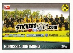 Sticker Mannschaftsfoto - German Football Bundesliga 2016-2017 - Topps