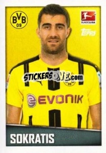 Sticker Sokratis Papastathopoulos - German Football Bundesliga 2016-2017 - Topps