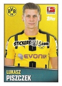 Sticker Lukasz Piszczek - German Football Bundesliga 2016-2017 - Topps