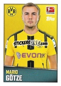 Sticker Mario Götze - German Football Bundesliga 2016-2017 - Topps