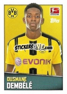 Figurina Ousmane Dembélé - German Football Bundesliga 2016-2017 - Topps