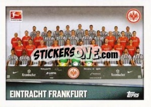 Sticker Mannschaftsfoto - German Football Bundesliga 2016-2017 - Topps