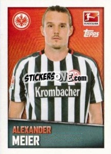 Sticker Alexander Meier - German Football Bundesliga 2016-2017 - Topps