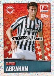 Figurina David Abraham - German Football Bundesliga 2016-2017 - Topps