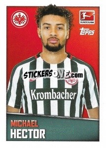 Sticker Michael Hector - German Football Bundesliga 2016-2017 - Topps