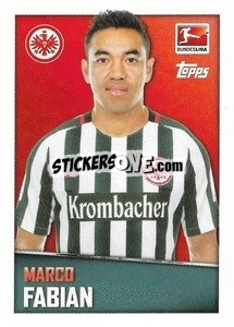 Sticker Marco Fabian - German Football Bundesliga 2016-2017 - Topps