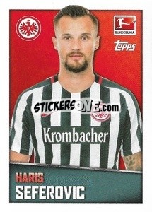 Sticker Haris Seferovic - German Football Bundesliga 2016-2017 n. 126 - Topps