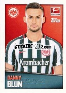 Figurina Danny Blum - German Football Bundesliga 2016-2017 - Topps