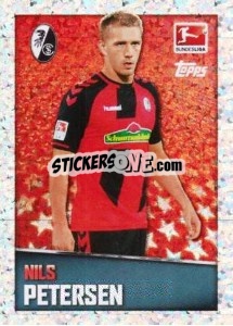 Cromo Nils Petersen - German Football Bundesliga 2016-2017 - Topps