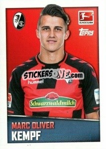 Cromo Marc Oliver Kempf - German Football Bundesliga 2016-2017 - Topps