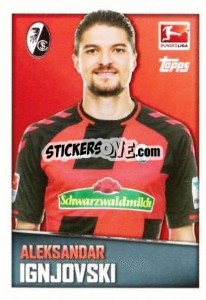 Sticker Aleksandar Ignjovski - German Football Bundesliga 2016-2017 - Topps