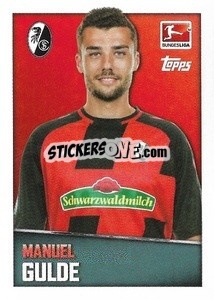 Cromo Manuel Gulde - German Football Bundesliga 2016-2017 - Topps