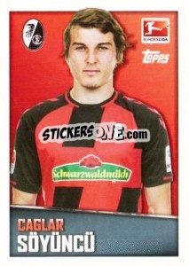 Cromo Caglar Söyüncü - German Football Bundesliga 2016-2017 - Topps